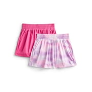 Girls Performance Shorts, 2-Pack, Sizes 4-18