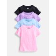 thumbnail image 1 of Russell Athletic Girls Performance Short Sleeve T-Shirts, 4-Pack, Sizes 4-18, 1 of 2