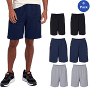 Short Vintage Russell Athletic Homme Bleu Marine Taille S – 100% Coton, Deadstock USA