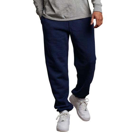 Russell Athletic Men's and Big Men's Dri-Power Fleece Elastic Bottom Sweatpants with or without Pockets, Sizes S-4XL