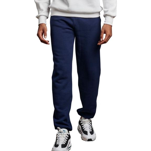 Russell Athletic Men's and Big Men's Dri-Power Fleece Elastic Bottom Sweatpants with or without Pockets, Sizes S-4XL