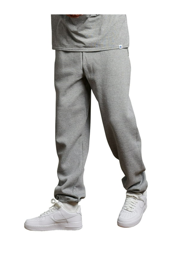 Men's and Big Men's Dri-Power Fleece Elastic Bottom Sweatpants with or without Pockets, Sizes S-4XL