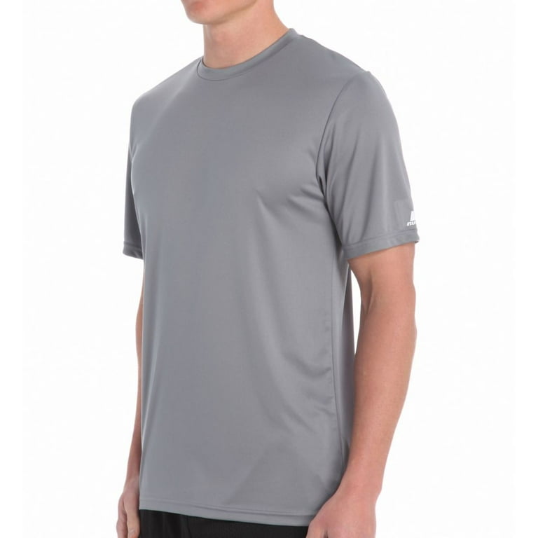 Men's Russell 629X2M1 Dri-Power Core Performance Tee (Steel XL
