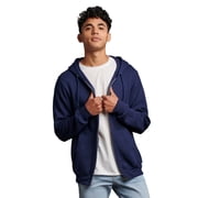Russell Athletic Men's Dri-Power Fleece Full Zip Hooded Sweatshirts - Moisture Wicking, Mid-Weight Cotton Blend, Sizes S-4XL