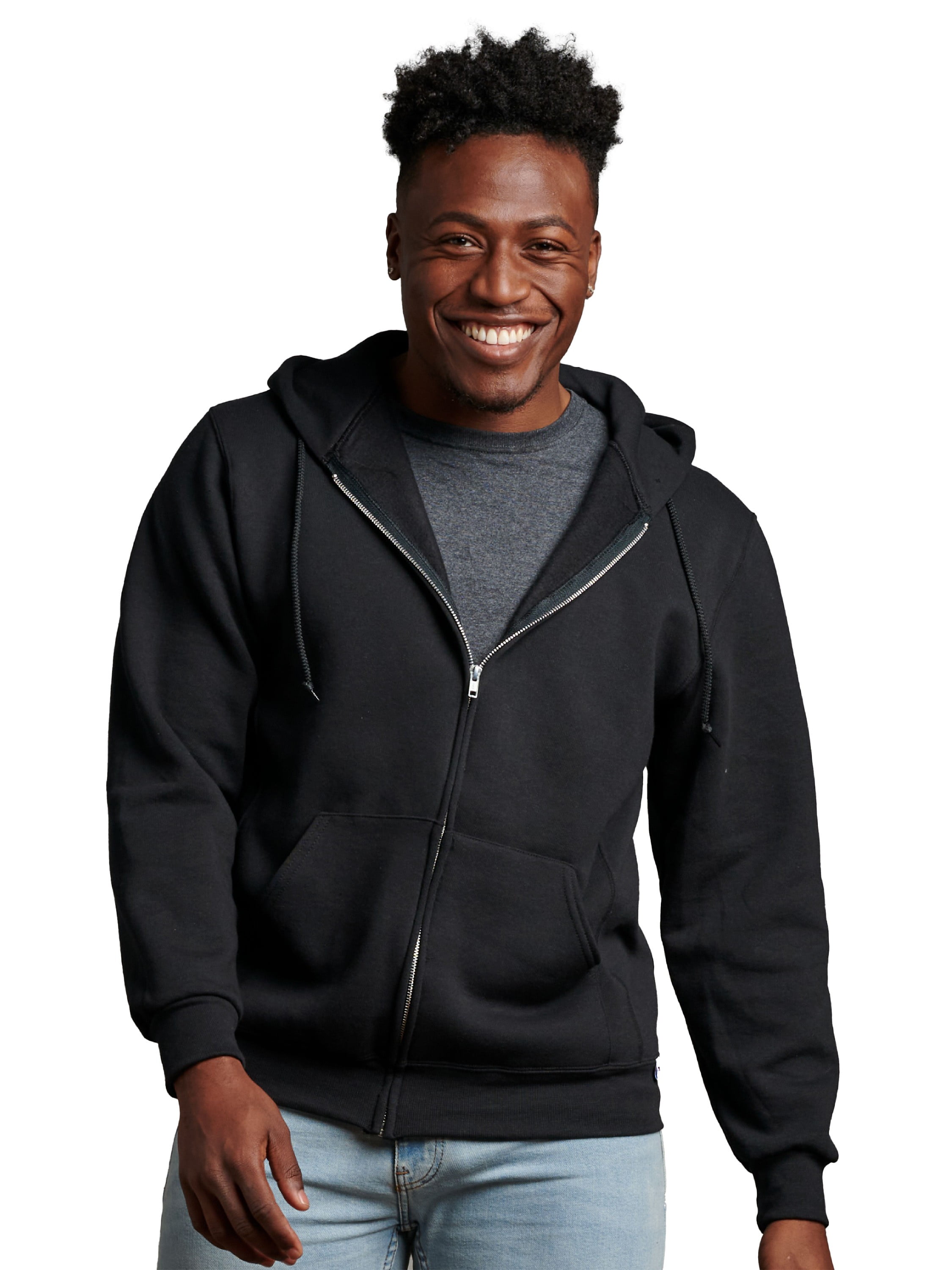 【ヴィンテージ】RUSSELL ATHLETIC zipアップスウェット黒XXL Russell Athletic Men's Dri-Power Fleece 1/4 Zip Cadet, Black