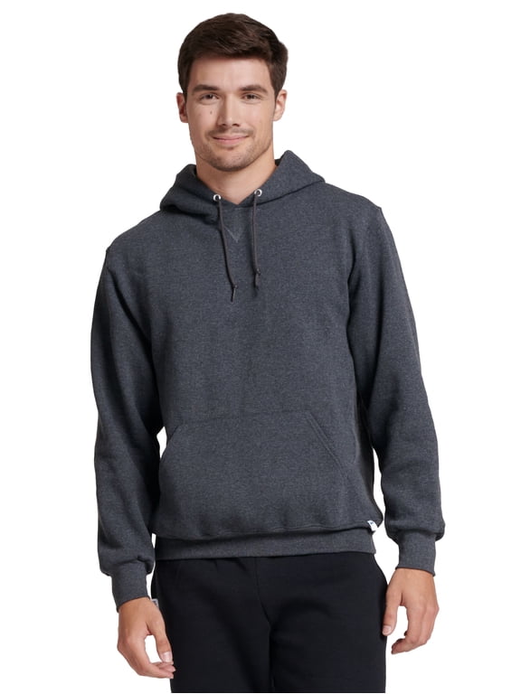 Men's Dri-Power Fleece Pullover Hooded Sweatshirts - Moisture Wicking, Mid-Weight Cotton Blend, Sizes S-4XL