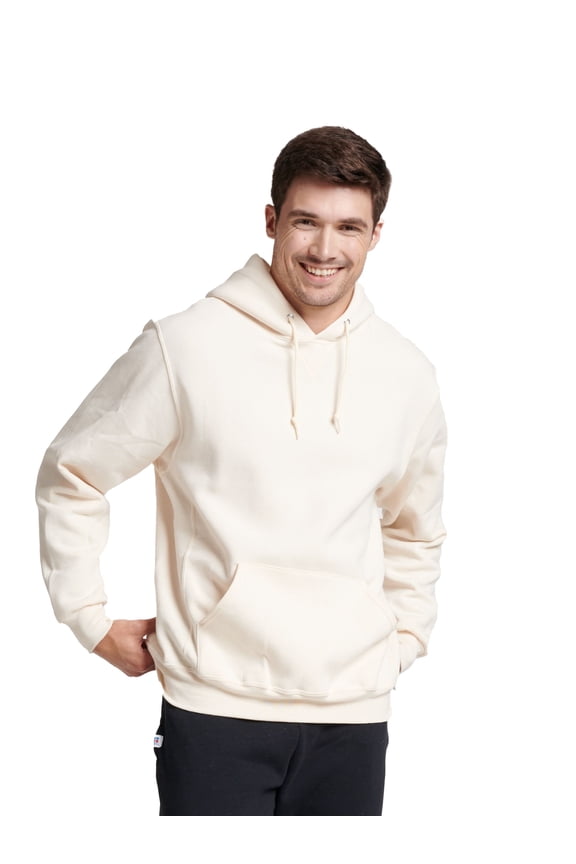 Men's Dri-Power Fleece Pullover Hooded Sweatshirts - Moisture Wicking, Mid-Weight Cotton Blend, Sizes S-4XL