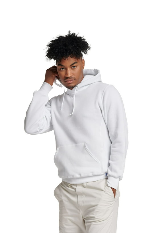 Men's Dri-Power Fleece Pullover Hooded Sweatshirts - Moisture Wicking, Mid-Weight Cotton Blend, Sizes S-4XL