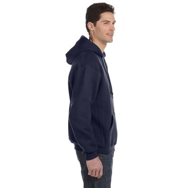 Russell Athletic Men's Dri-Power Pullover Fleece Hoodie - Black/Black Heather, XXL