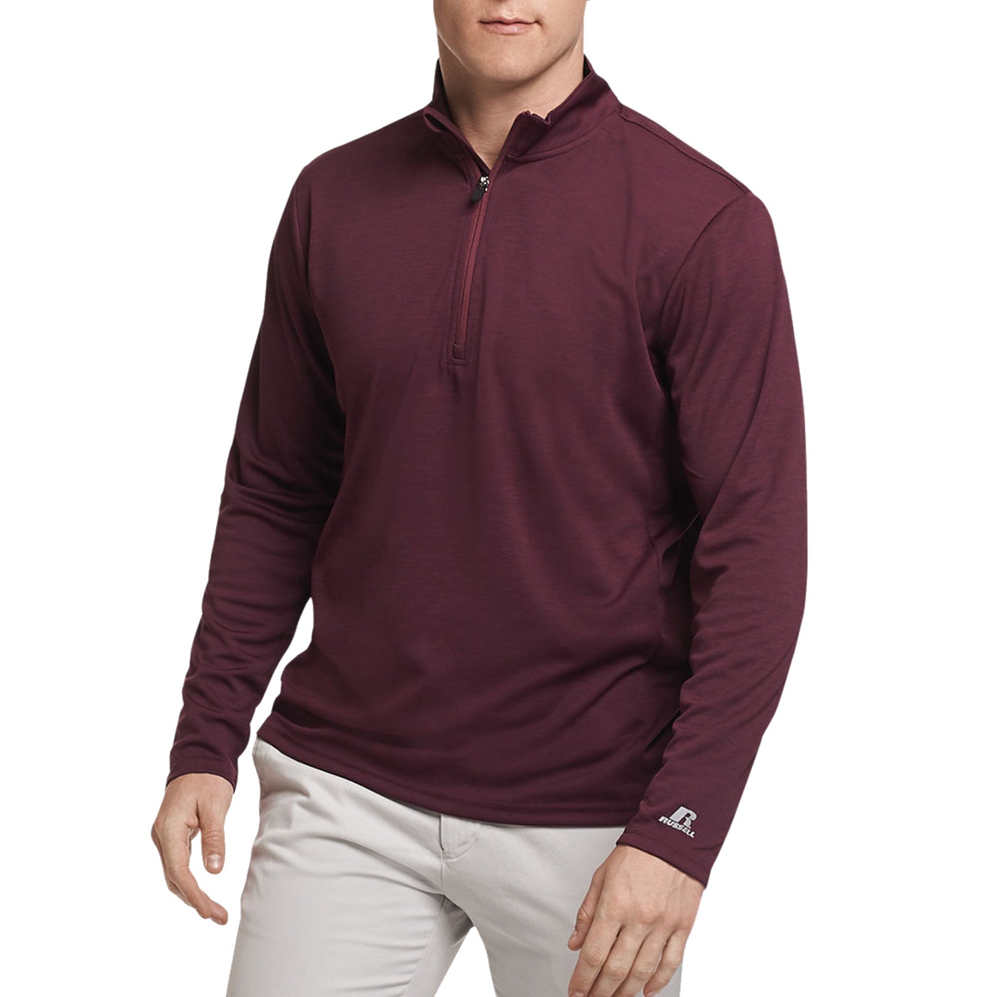 Russell Athletic Men's Dri-Power Lightweight 1/4 Performance Zip Pullover -  Walmart.com
