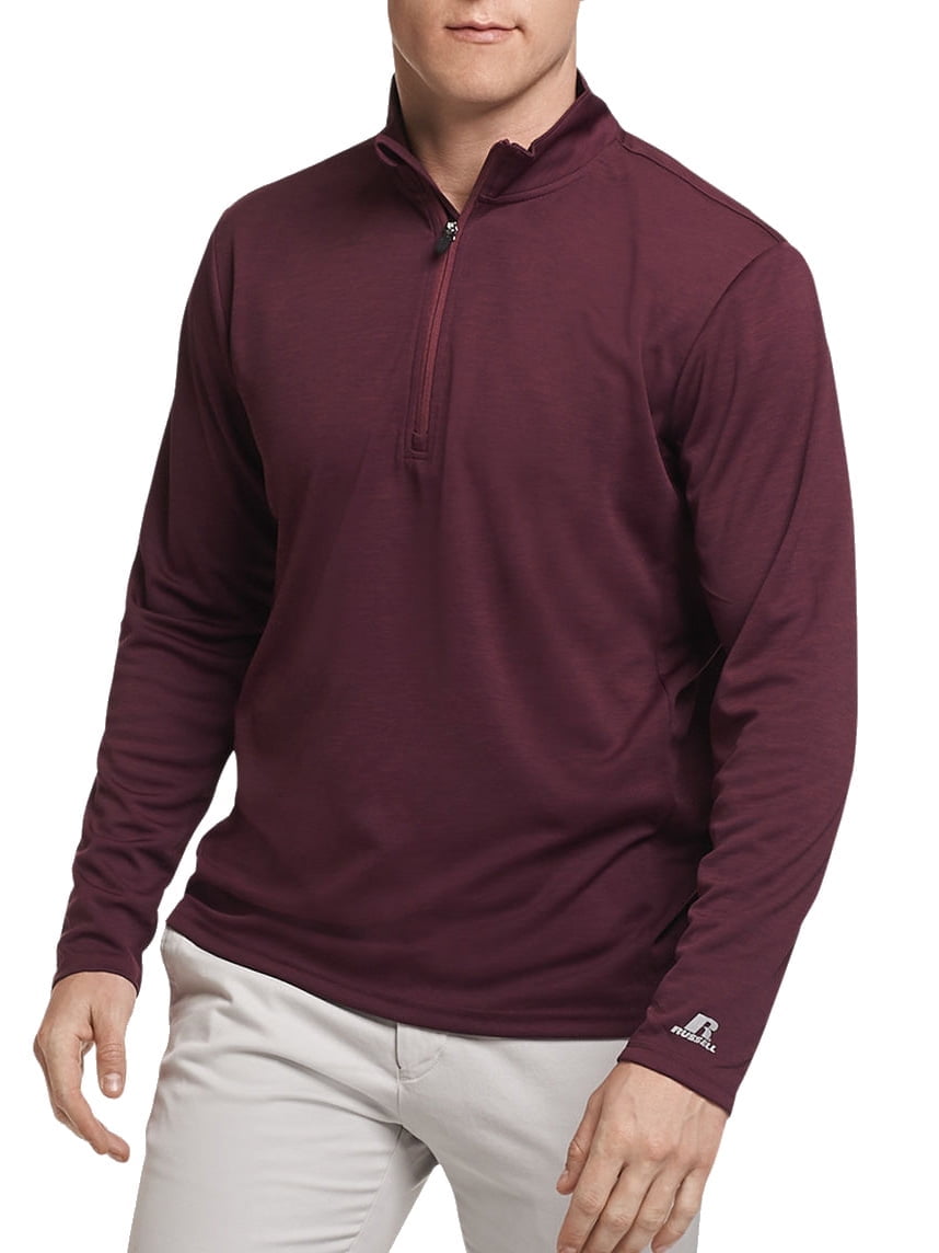 Russell Athletic Men's Dri-Power Lightweight 1/4 Performance