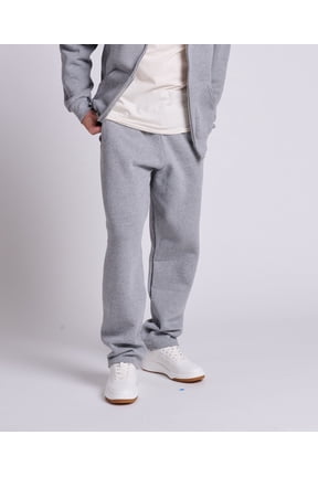 Men's and Big Men's Dri-Power Fleece Open Bottom Sweatpants, Moisture Wicking, Mid-Weight Cotton Blend, Sizes S-4XL