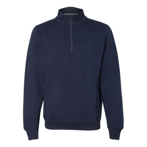 Russell Athletic Men's Dri Power Quater-Zip Cadet Collar Sweatshirt, Style 1Z4HBM