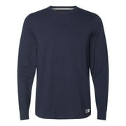 Russell Athletic Men's Essential Long Sleeve 60/40 Performance T-Shirt, 64LTTM, Navy, XL