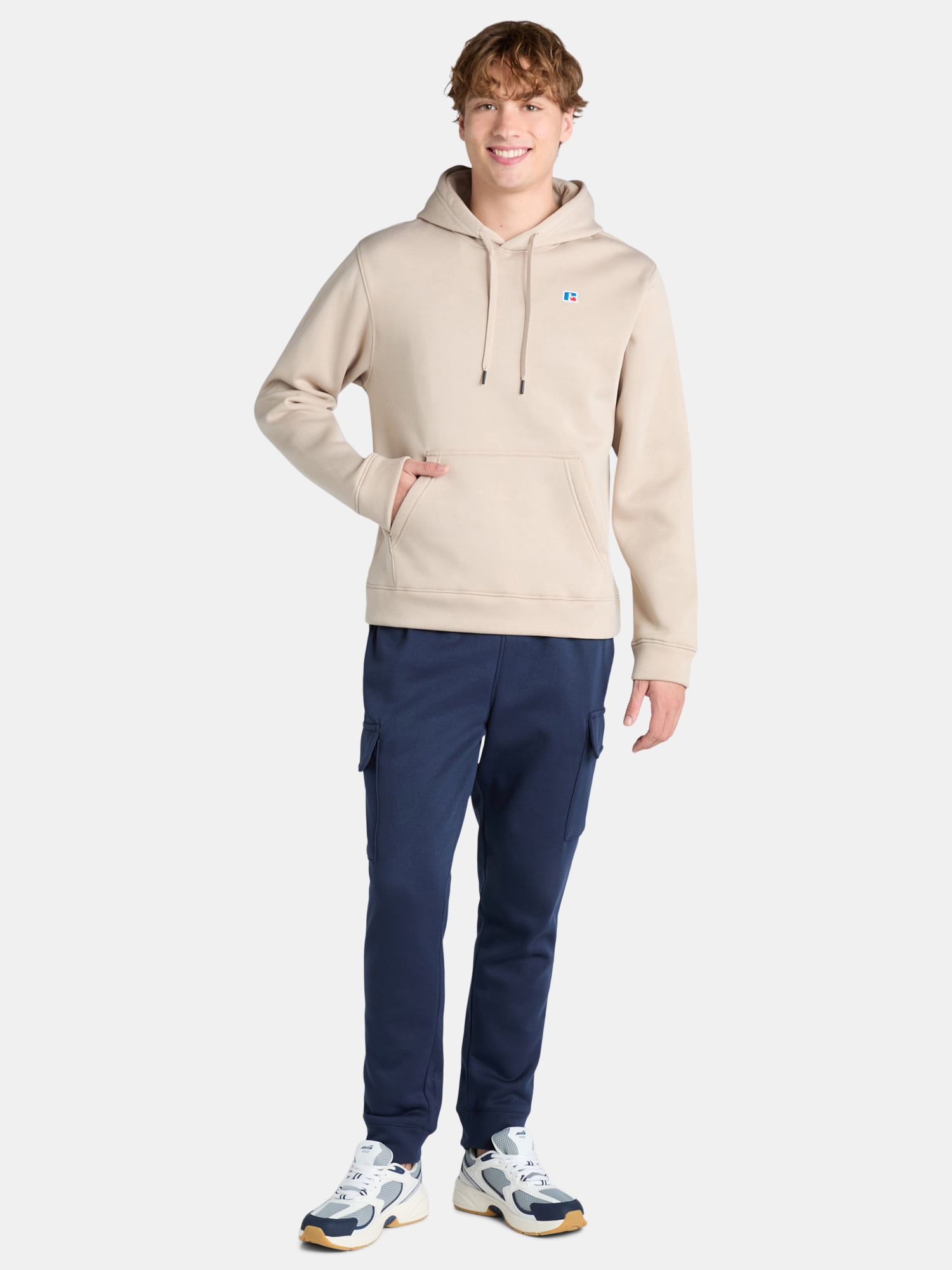 メンズウェア Russeluno Wide Jogger Pants Russell Athletic men's Fleece Cargo Jogger Pants - Sizes S