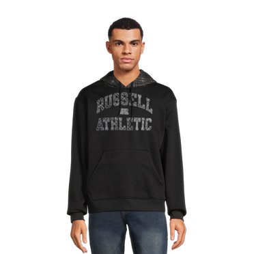 MEN'S VINTAGE RUSSELL ATHLETIC CHARTER SWIMMING HOODED SWEATSHIRT - LARGE