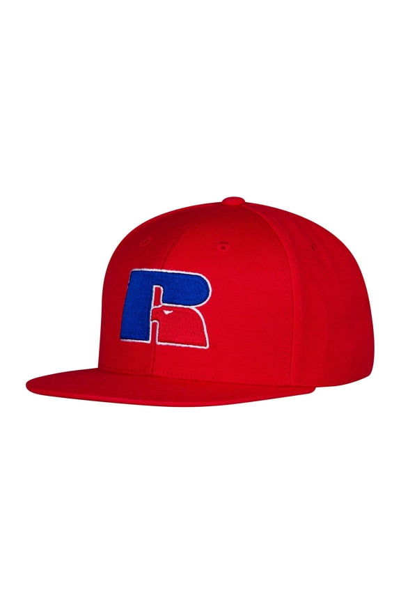 Men's Logo Snapback Cap One Size Red