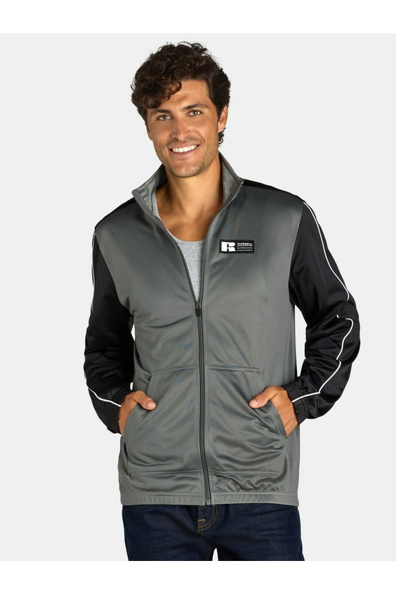 Men's Polyester Tricot Jacket, Sizes S-2XL