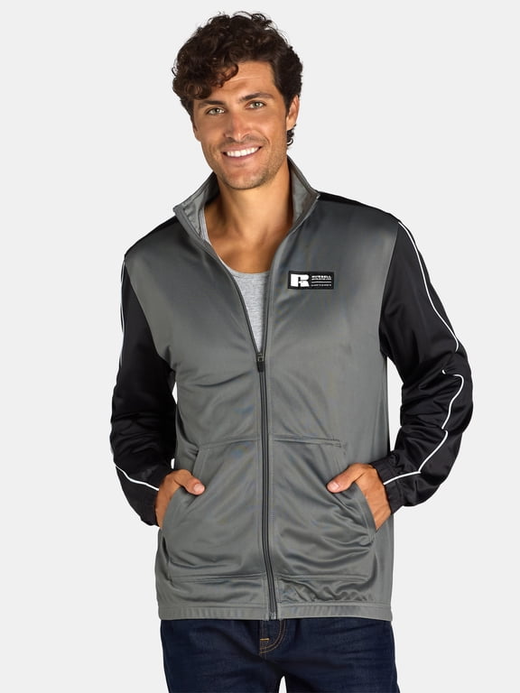 Men's Polyester Tricot Jacket, Sizes S-2XL