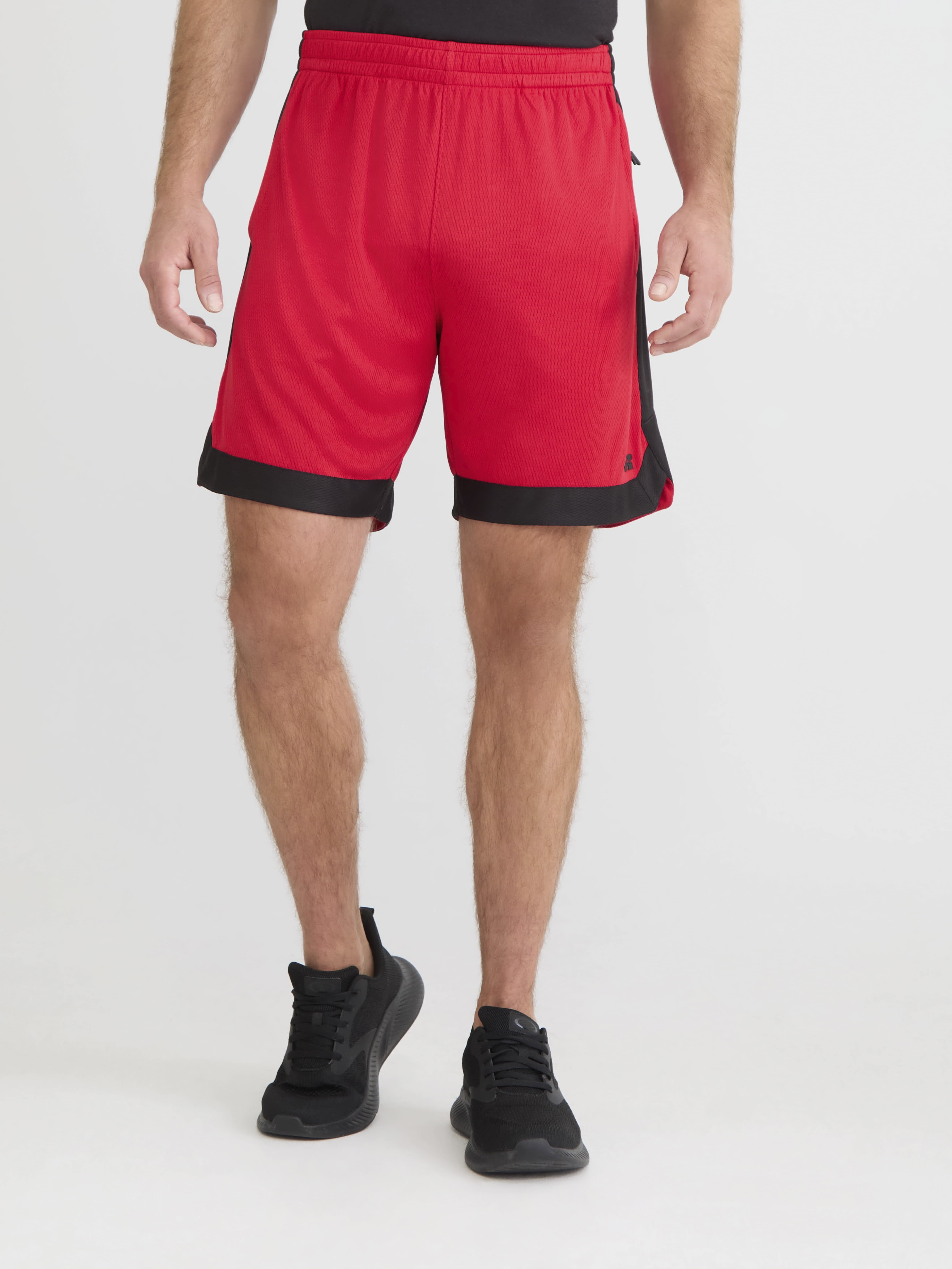 Russell Athletic Men's Colorblock Basketball Shorts, 8" Inseam, Sizes S-2XL