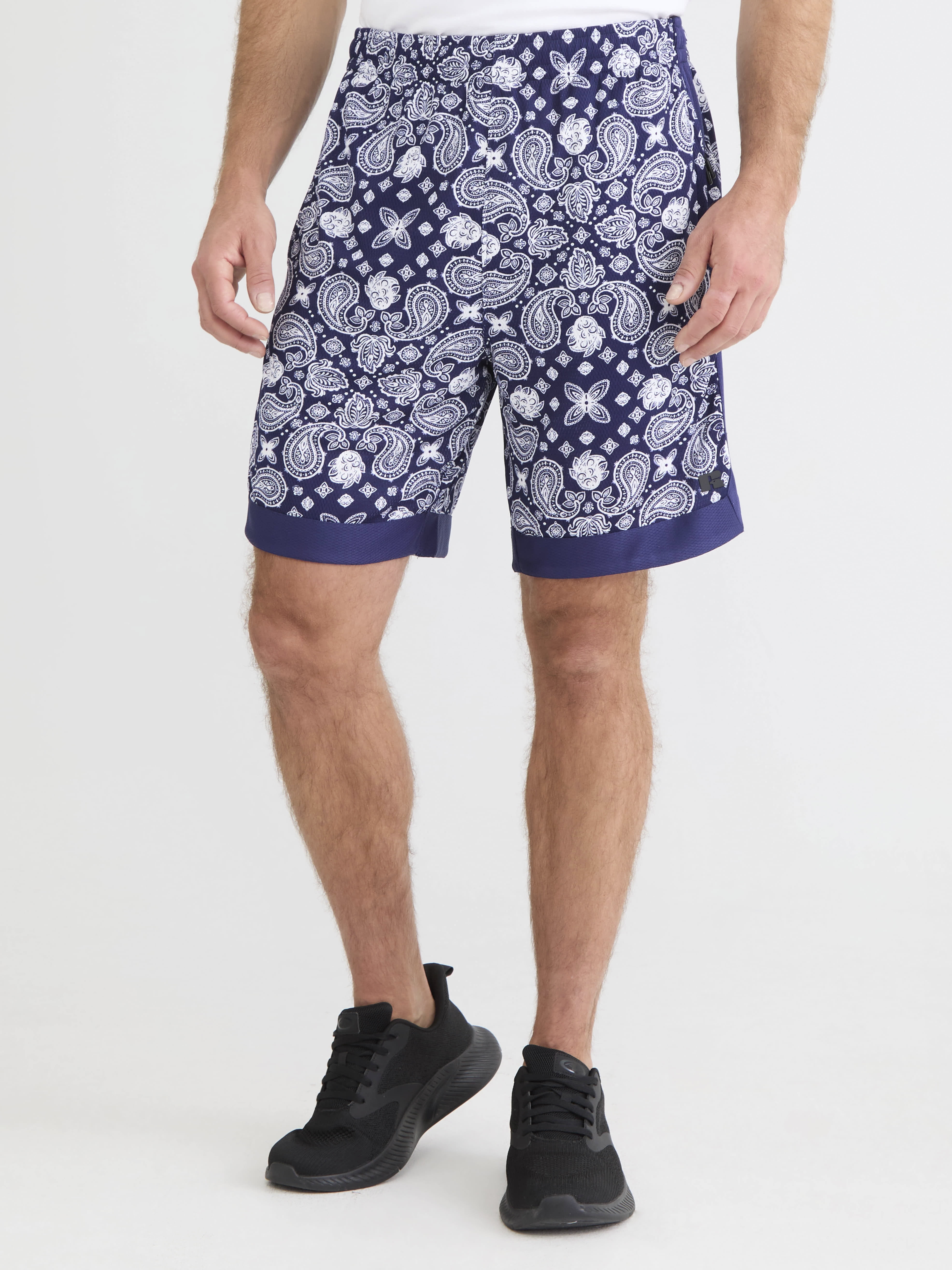 Russell Athletic Men's Printed Basketball Shorts, 8" Inseam, Sizes S-2XL
