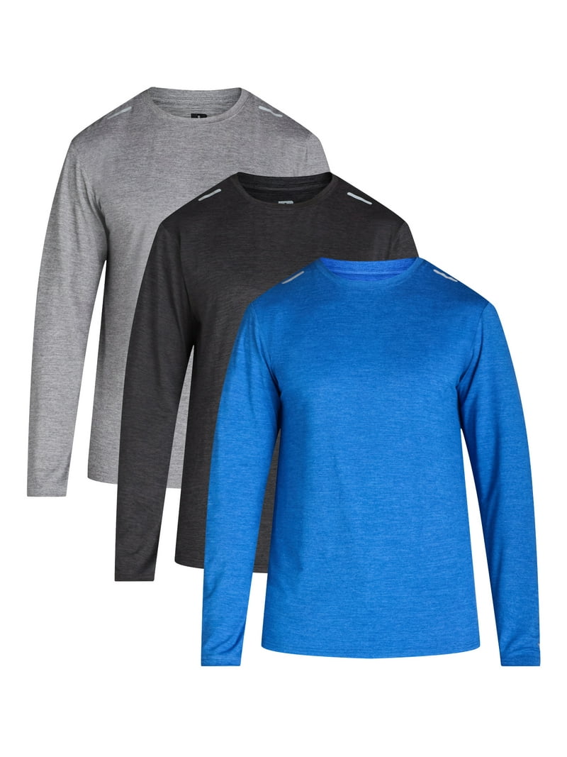 Russell Athletic Men's Dri-Power Long Sleeve Crewneck Tech Tee