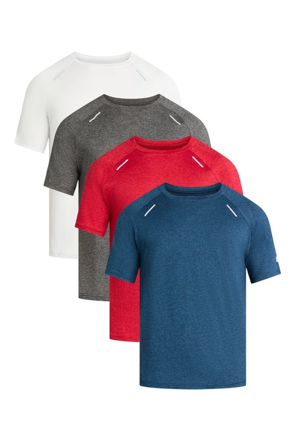 Men's Runner Tech Tee, 4-Pack, Sizes S-2XL
