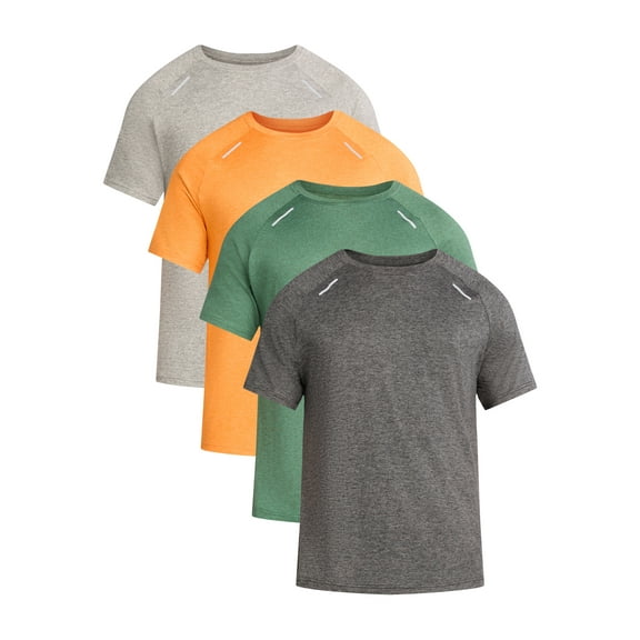 Russell Athletic Men's Runner Tech Tee, 4-Pack, Sizes S-2XL