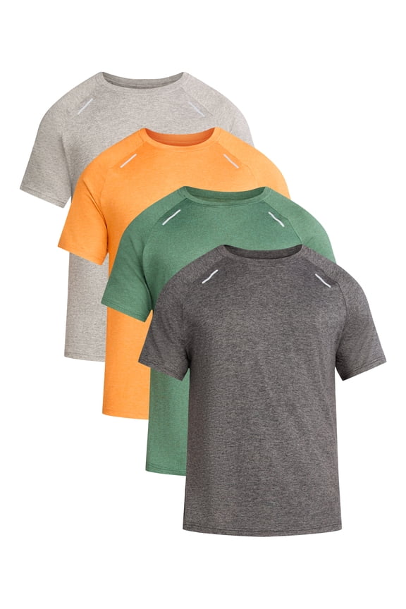Men's Runner Tech Tee, 4-Pack, Sizes S-2XL