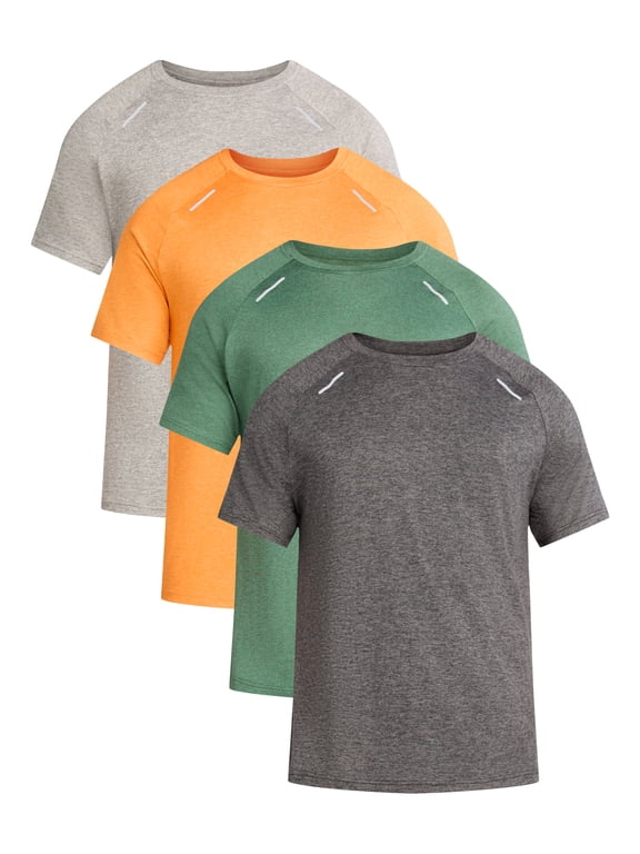 Men's Runner Tech Tee, 4-Pack, Sizes S-2XL