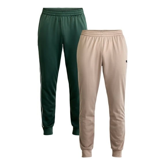 Russell Athletic Men's Tricot Joggers, 2-Pack, Sizes S-2XL