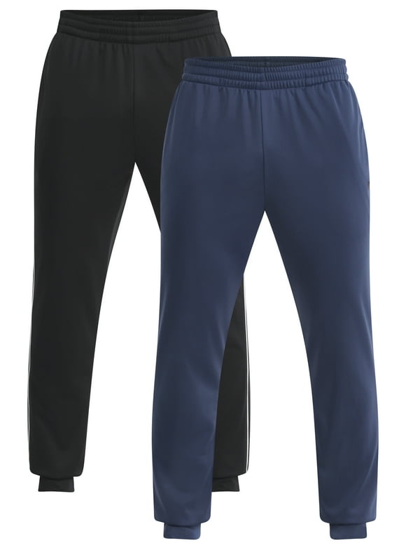 Men's Tricot Joggers, 2-Pack, Sizes S-2XL