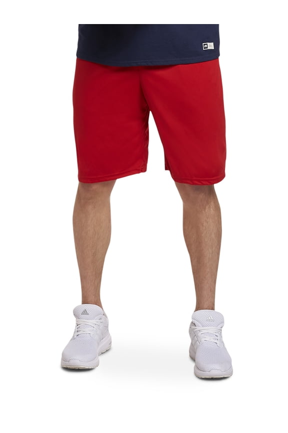 Men's and Big Men's 10" Dri-Power Performance Shorts with Pockets, up to Size 3XL