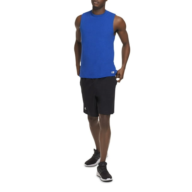 Russell Athletic Men's and Big Men's Basic Cotton Pocket Shorts