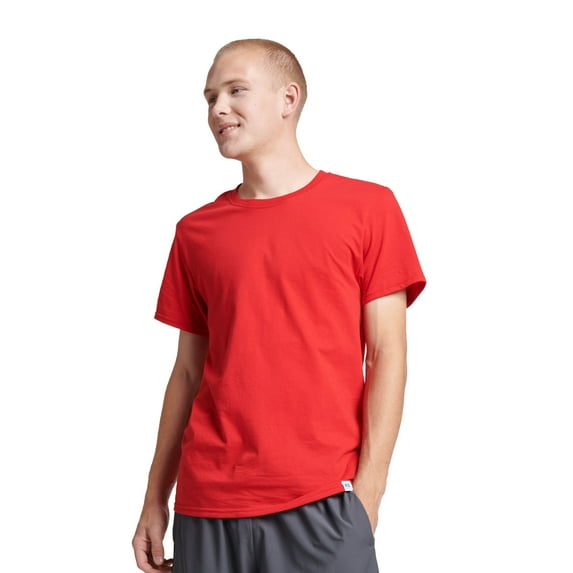 Russell Athletic Men's Dri-Power Cotton Performance Short Sleeve T-Shirts with Moisture Wicking, Sizes S-4XL
