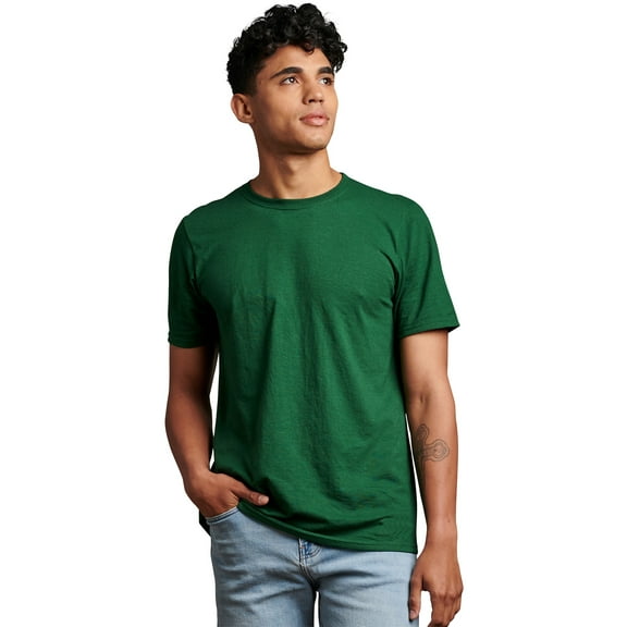 Russell Athletic Men's Dri-Power Cotton Performance Short Sleeve T-Shirts with Moisture Wicking, Sizes S-4XL