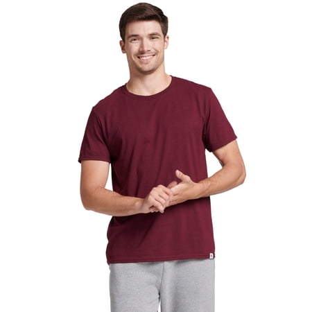 Russell Athletic Men's Dri-Power Cotton Performance Short Sleeve T-Shirts with Moisture Wicking, Sizes S-4XL