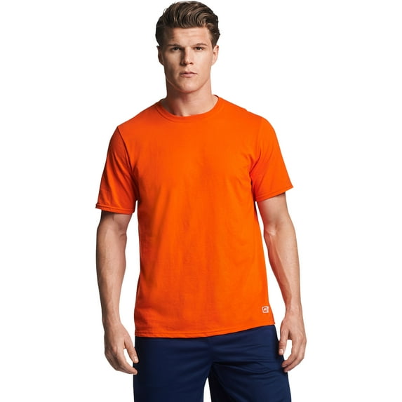 Russell Athletic Men's Dri-Power Cotton Performance Short Sleeve T-Shirts with Moisture Wicking, Sizes S-4XL