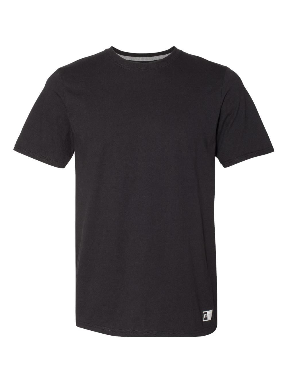 Men's Dri-Power Cotton Performance Short Sleeve T-Shirts with Moisture Wicking, Sizes S-4XL