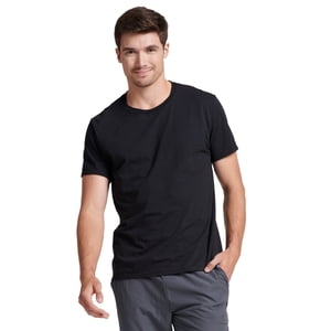 Camisetas de manga corta de algodón con tecnología de secado rápido para hombre, tallas S-4XL