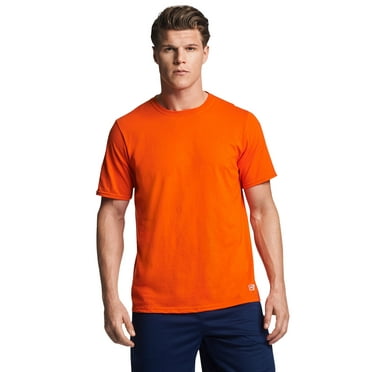 Russell Athletic Men's and Big Men's Dri-Power Cotton Performance Short Sleeve T-Shirts with Moisture Wicking and Odor Protection, Sizes S-4XL