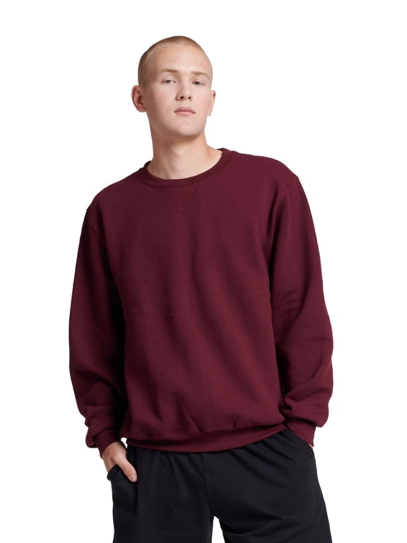 Men's Dri-Power Fleece Crewneck Sweatshirts - Moisture Wicking, Mid-Weight Cotton Blend, Sizes S-4XL