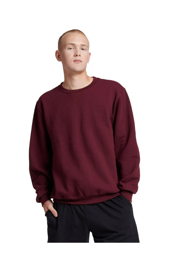 Men's Dri-Power Fleece Crewneck Sweatshirts - Moisture Wicking, Mid-Weight Cotton Blend, Sizes S-4XL