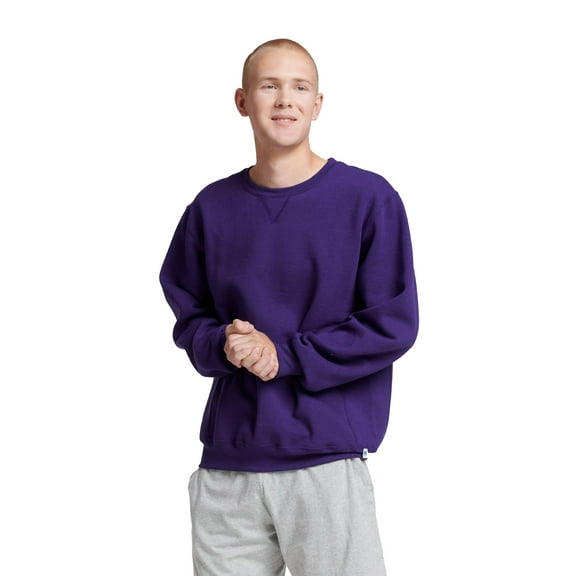 Russell Athletic Men's Dri-Power Fleece Crewneck Sweatshirts - Moisture Wicking, Mid-Weight Cotton Blend, Sizes S-4XL