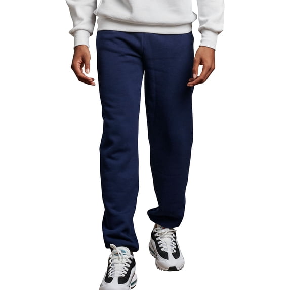 Russell Athletic Men's and Big Men's Dri-Power Fleece Elastic Bottom Sweatpants with or without Pockets, Sizes S-4XL
