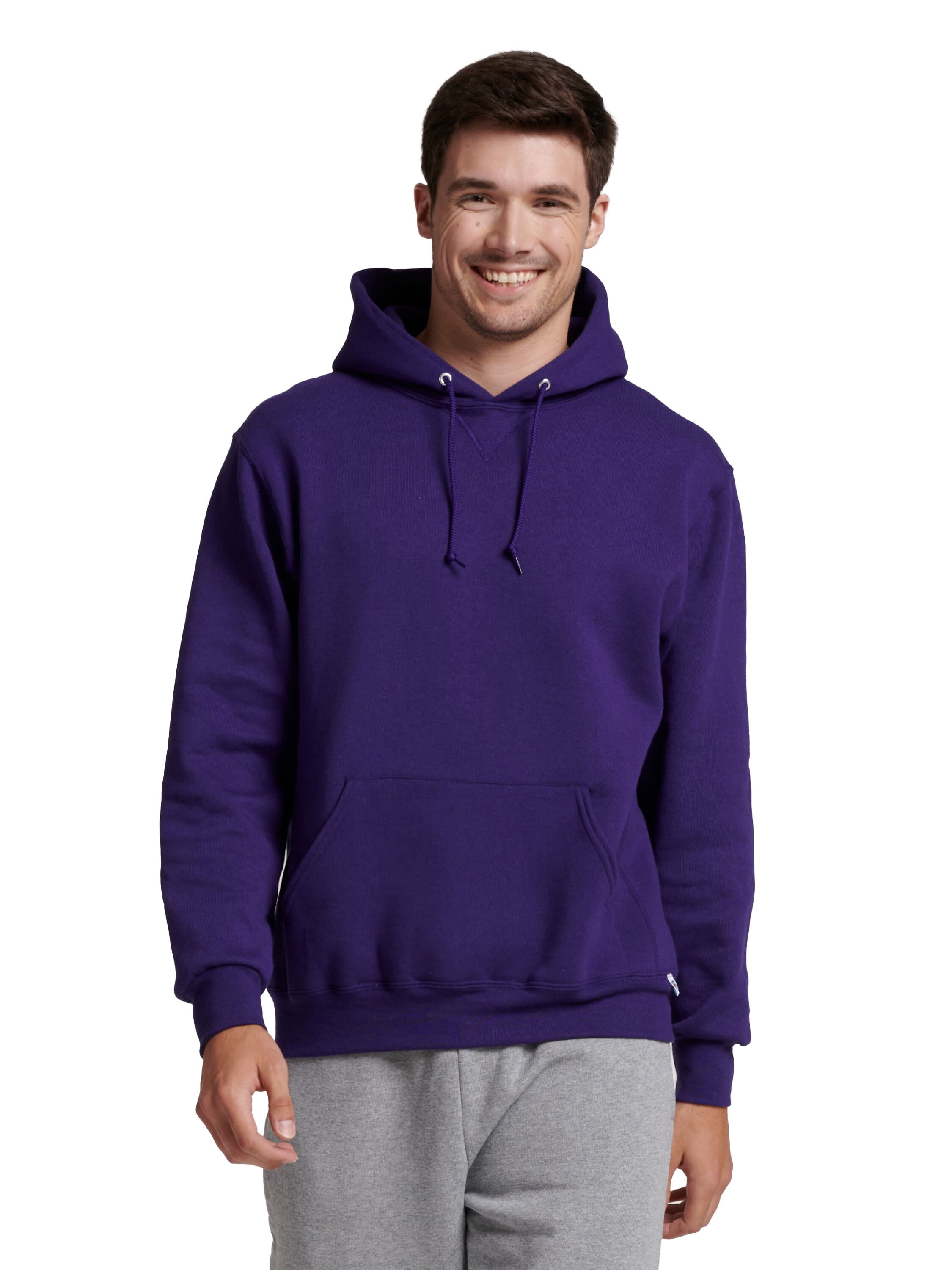 Russell Athletic Men's Dri-Power Fleece Pullover Hooded Sweatshirts - Moisture Wicking, Mid-Weight Cotton Blend, Sizes S-4XL