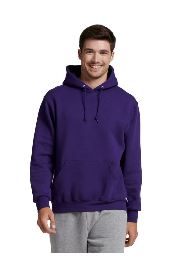 Men's Dri-Power Fleece Pullover Hooded Sweatshirts - Moisture Wicking, Mid-Weight Cotton Blend, Sizes S-4XL
