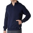 thumbnail image 1 of Russell Athletic Men's and Big Men's Dri-Power Fleece Quarter Zip Pullover, Moisture Wicking, Mid-Weight Cotton Blend, Sizes S-3XL, 1 of 3