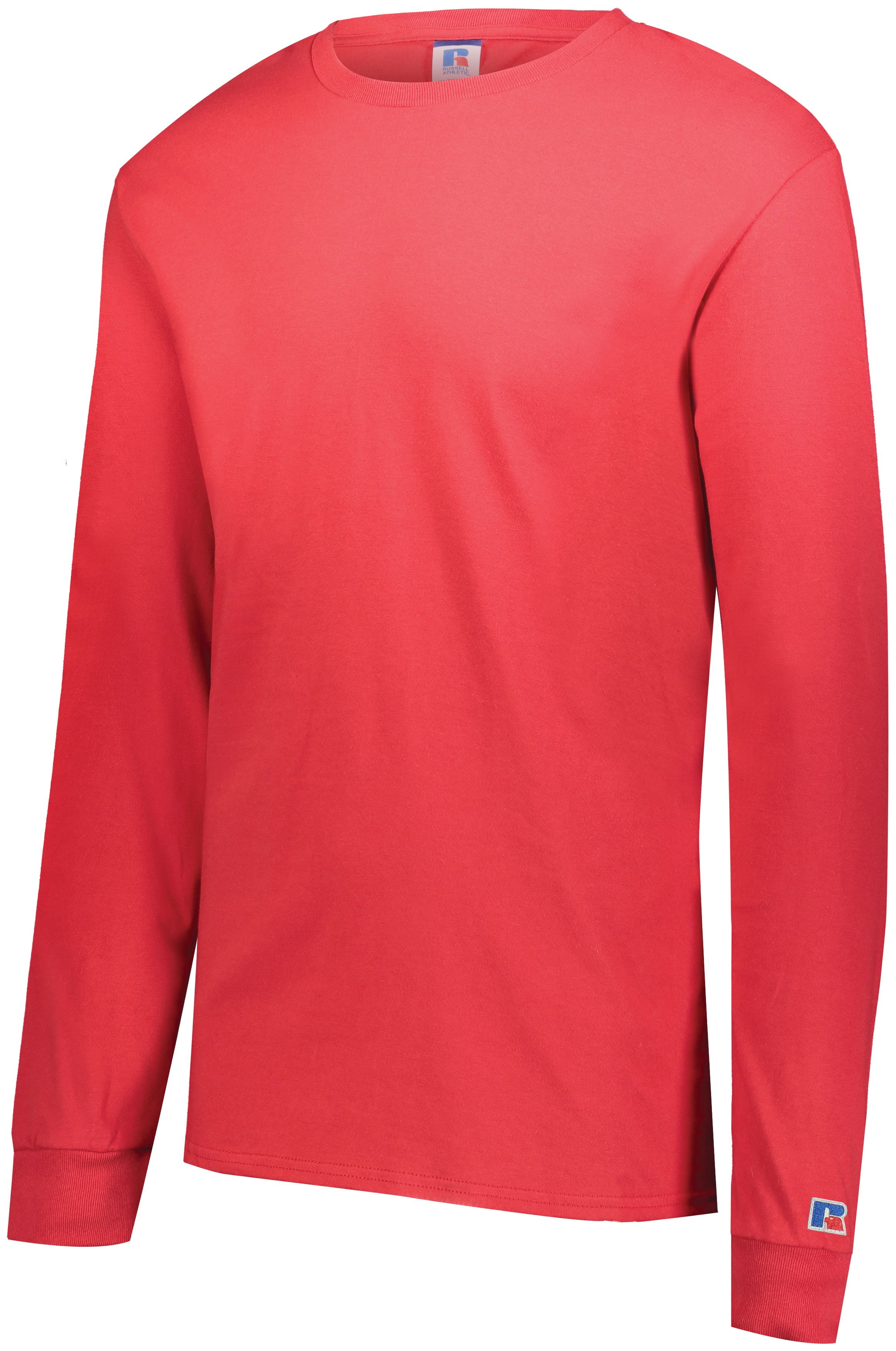 Russell Athletic Mens Combed Ringspun Long Sleeve T-Shirt