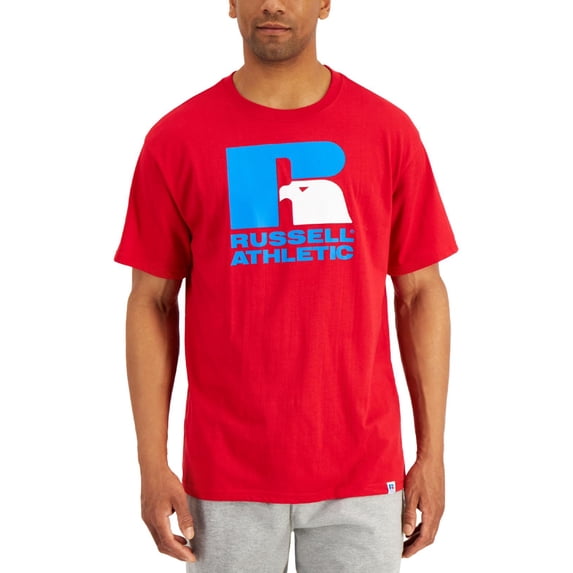 Russell Athletic Mens Lawrence Graphic Short Sleeves Shirts & Tops